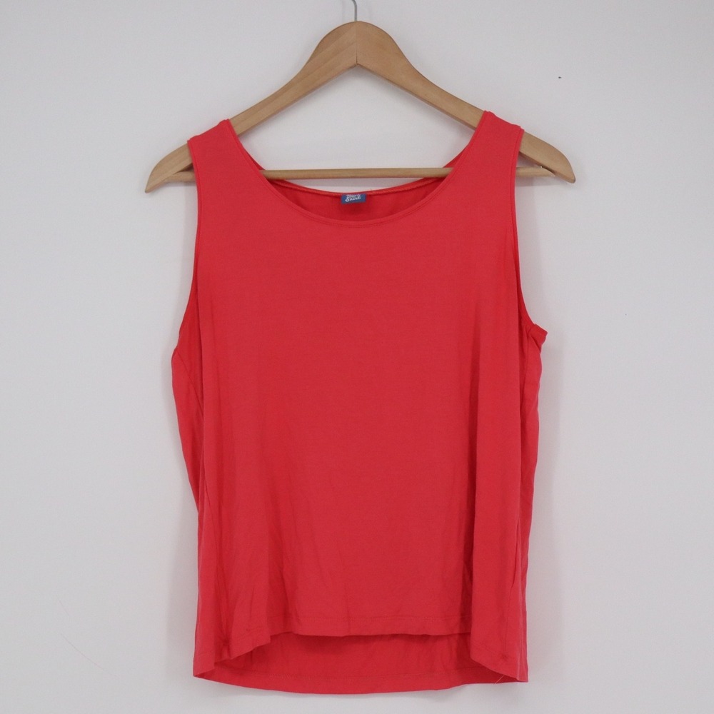 RipSkirt Hawaii Modal Spandex Tank Top Coral Red Womens Medium